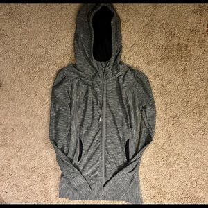 Prana Small Zip Hoodie Grey EUC and Adorable!